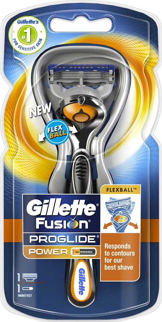 Gillette Fusion Proglide Power Flexball Batteridriven Rakhyvel Som