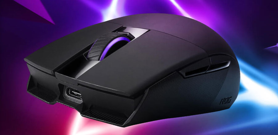 Asus Rog Strix Impact Ii Wireless Tradlos Gamingmus Med Upp Till 16 000 Dpi