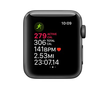 Apple Watch Series 3 38 mm Aluminum Space Gray with good GPS