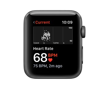 Apple Watch Series 3 good 42mm Aluminum Space Gray