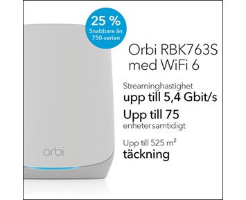 NETGEAR - Orbi AX5400 Wi-Fi 6 Mesh System