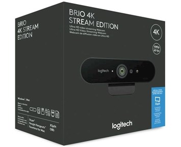 Logitech BRIO 4K STREAM Edt. Webbkamera - 1080p - KomplettFöretag.se
