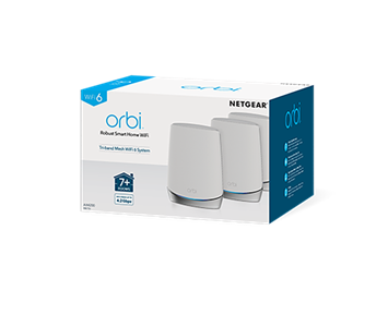 Netgear Orbi™ Tri-Band WiFi 6 Mesh System AX4200 RBK753