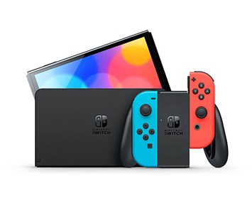 Nintendo Switch OLED - Neon Red/Neon Blue | NetOnNet