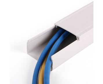 Cord Cover for Wall, Yecaye 128in One-Cord Channel Cord Hider Wire