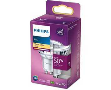 Philips LED Classic 50W GU10 WW 36D ND SRT4 - 4,6 W Spotlight Med Varmt ...