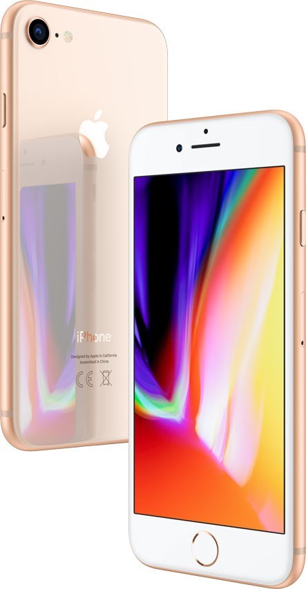 iPhone 8 med design helt i glas och trådlös laddning