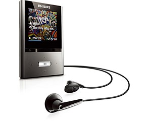 Philips GoGear - Vibe - MP3-spelare med röstinspelning