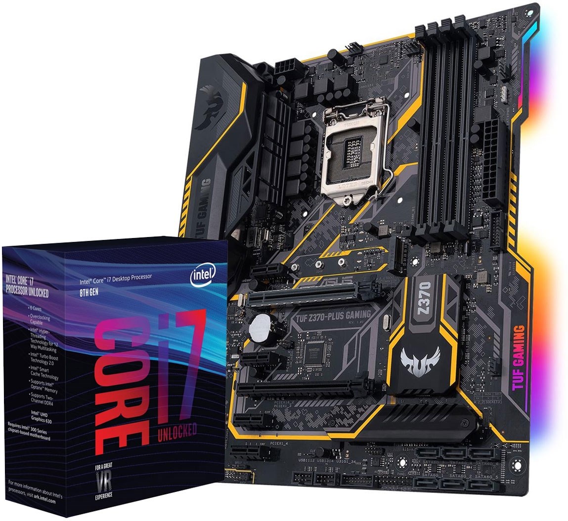 Core i7 8700k ASUS TUF Z370-PLUS GAMING-