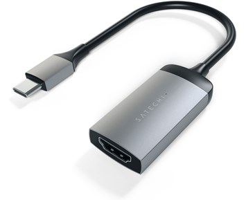 USB C till HDMI-kabel på 2 m ‒ videokabeladapter USB Type C till HDMI 2.0  för 4K vid 60 Hz ‒ Thunderbolt 3-kompatibel ‒ bärbar dator till HDMI-skärm  ‒