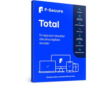 F-Secure TOTAL (1 år 5 enheter)  NetOnNet