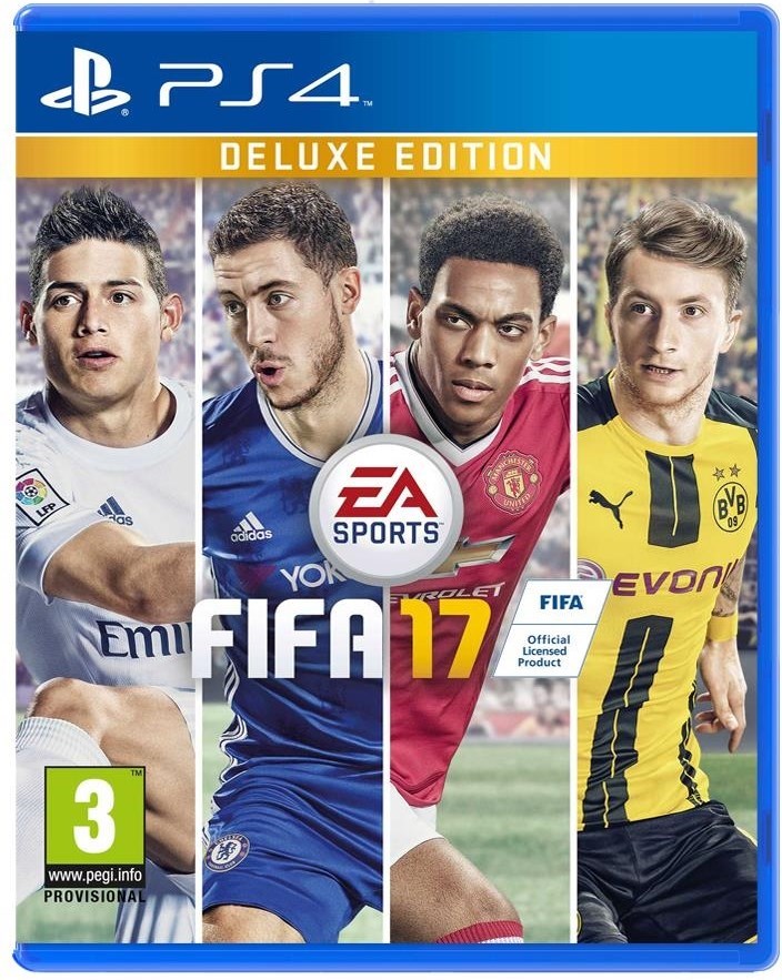 Сколько весит fifa 17 на ps4