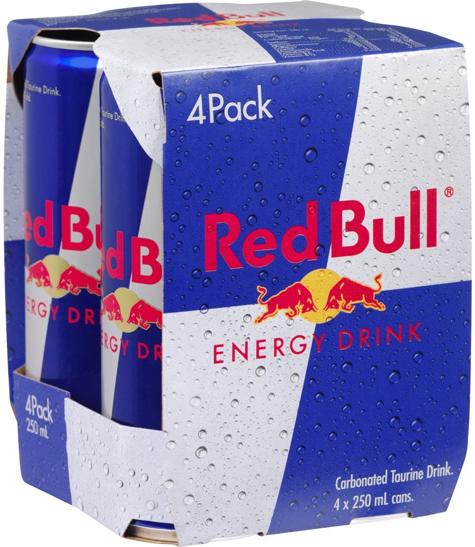 Red Bull Red Bull 4 Pack Red Bull Energy Drink 250 Ml 4 Pack