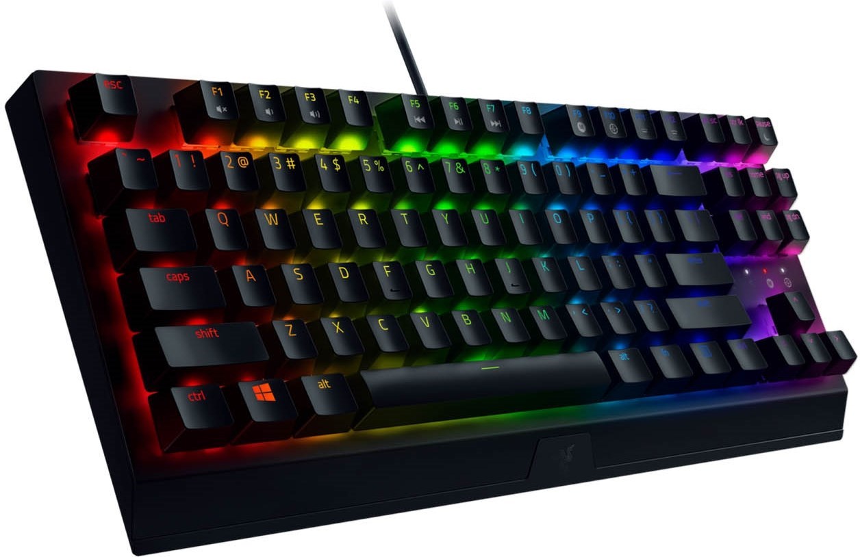 Outlets Razer BlackWidow V3 Mechanical Gaming Keyboard Green Switch Black US Layout