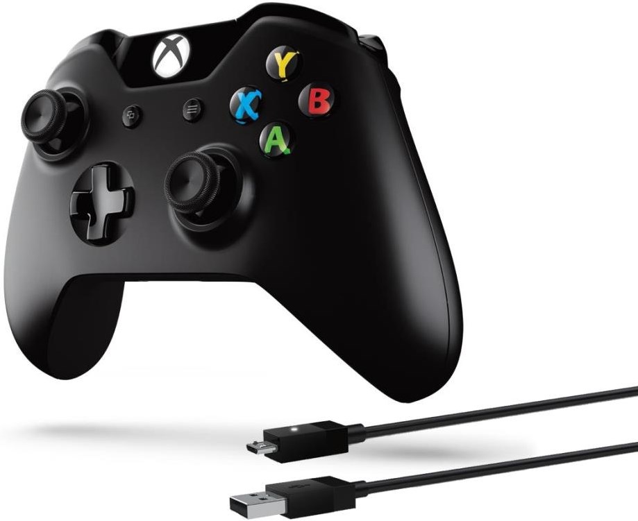 Microsoft Xbox One Wireless Controller + Cable for Windows Trådlös