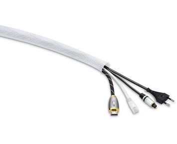 Cable acier gaine blanc 5mm - Marty sports