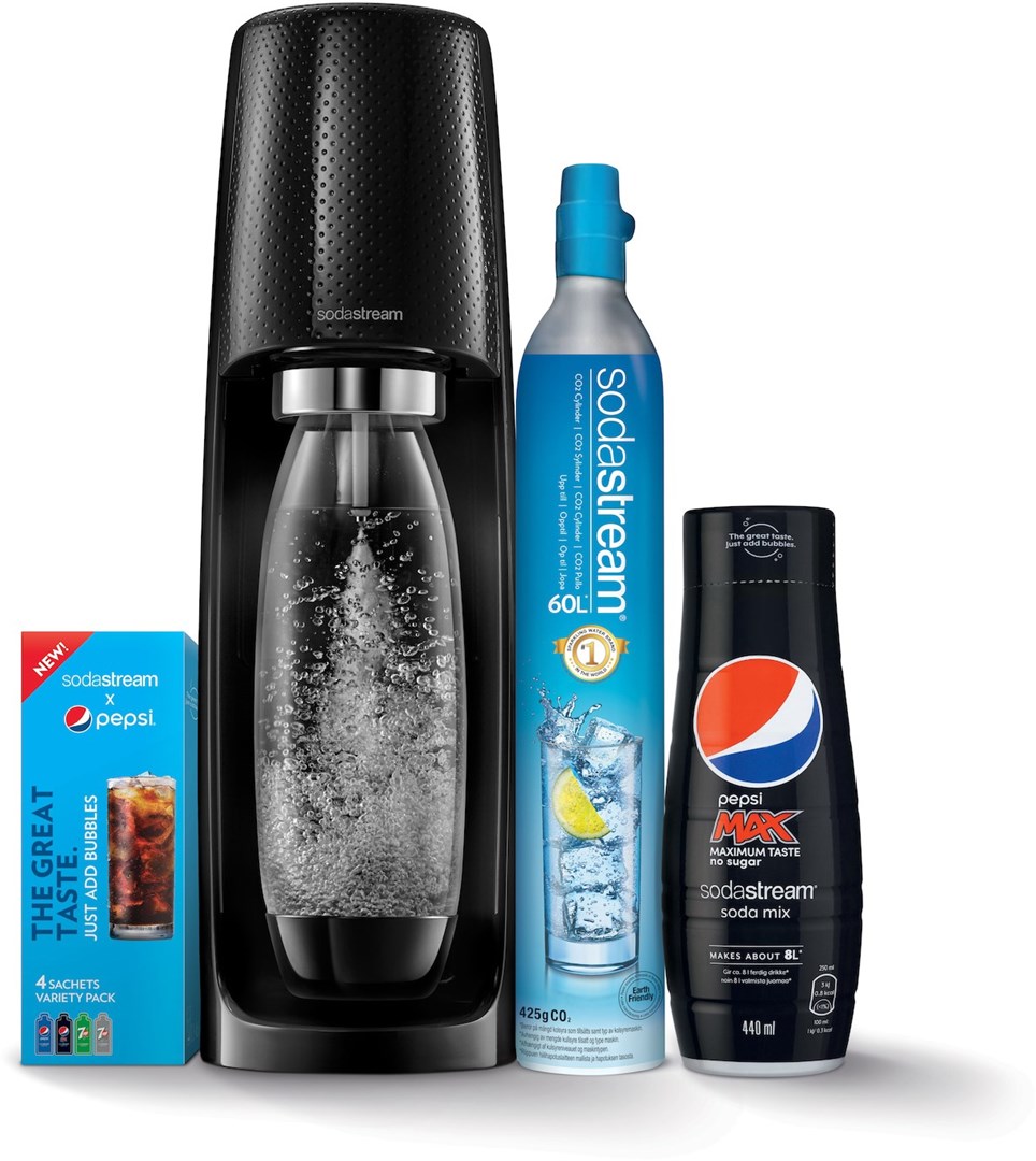 SodaStream Spirit Pepsi Bundle - Sodastream med kolsyrepatron och ...