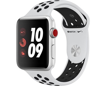 Apple Watch Nike+ Series 3 42mm GPS/Cellular Silver alu, Platinum/Black  Sport band MQME2FS/A