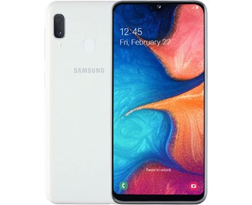 samsung galaxy a20e white