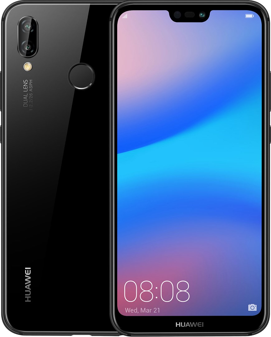 Huawei P20 Lite 64GB Black - Flaggskeppslillebror med