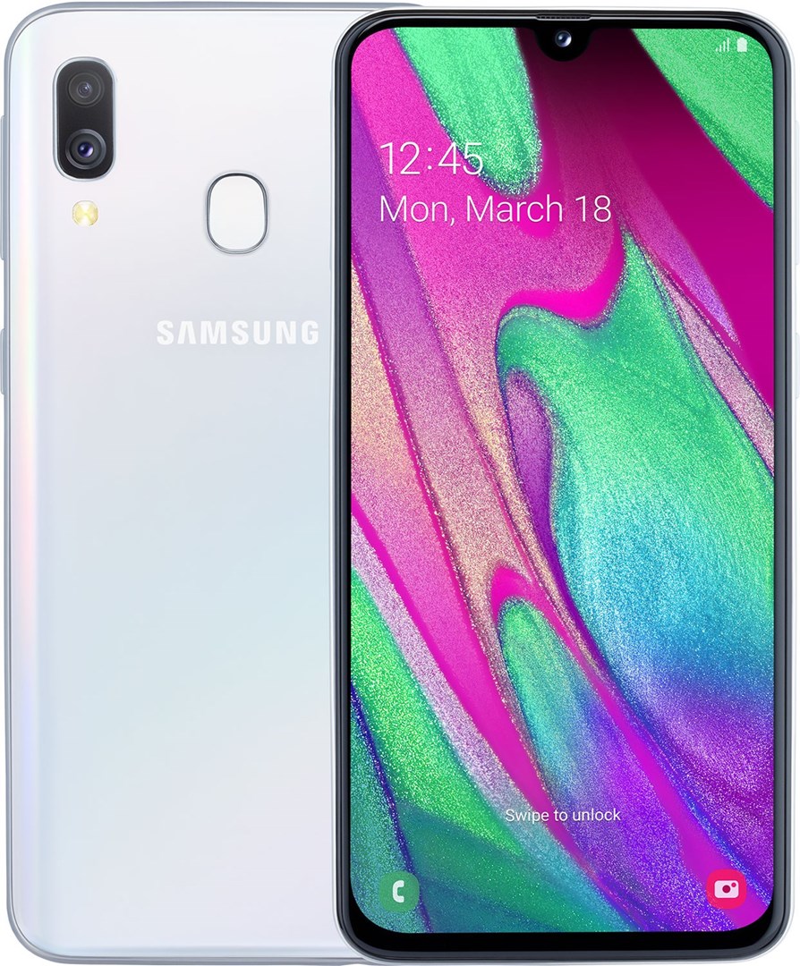 galaxy a40 white