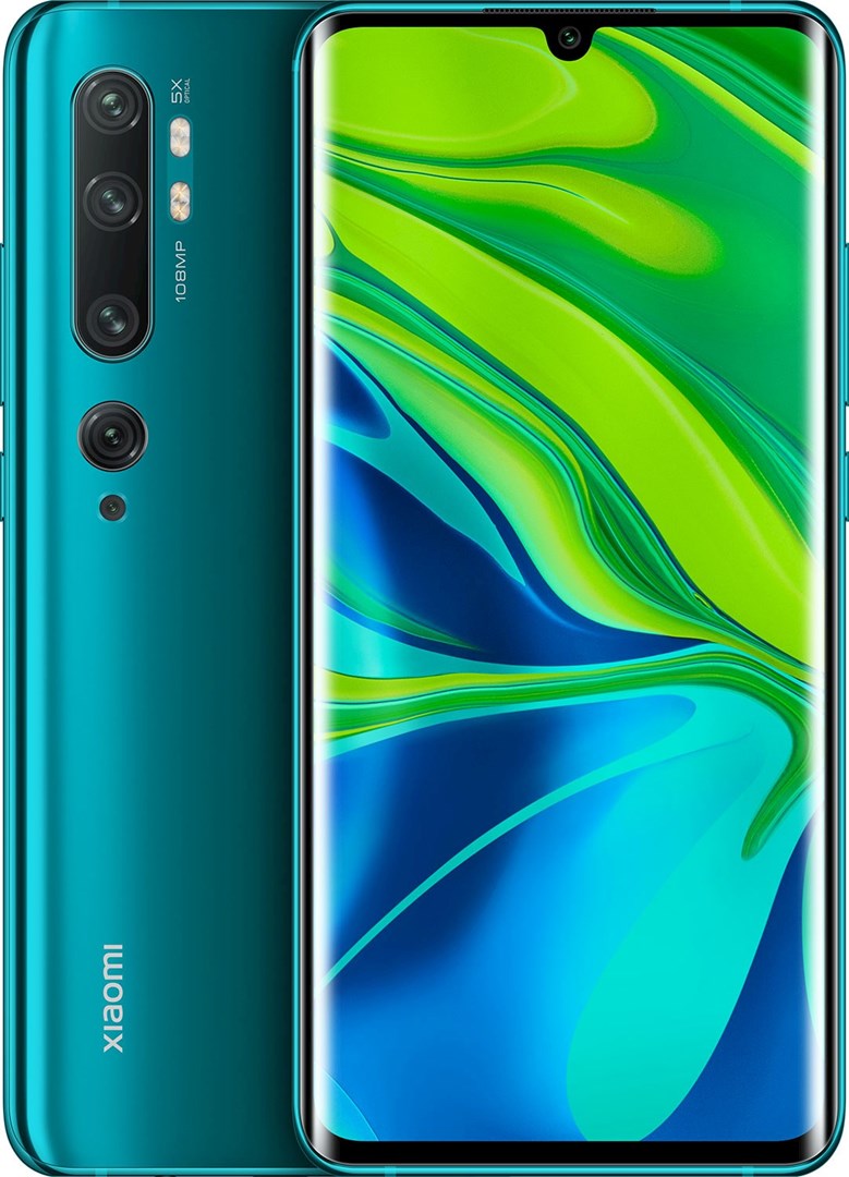 Xiaomi Mi Note 10 6+128GB Aurora Green - Mi Note 10 med