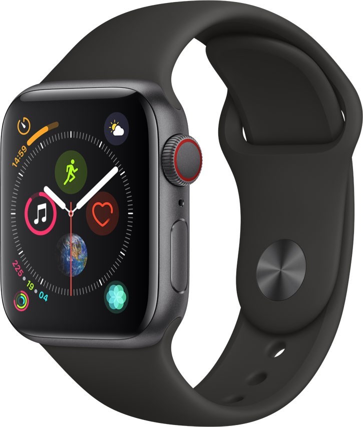 Снять экран apple watch 4